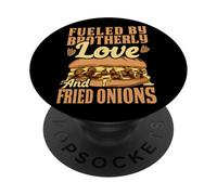 Fueled By Brotherly Love And Fried Onions Philly Food PopSockets Adhesive PopGrip