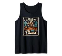 Fueled by Caffeine and Chaos Defines the True Coffee Nerd Tank Top