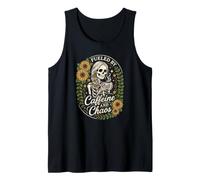 Fueled by Caffeine and Chaos Matches a Busy Teacher Life Tank Top