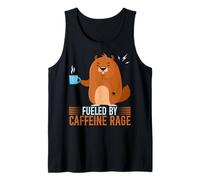 Fueled by Caffeine and Rage - Capybara Espresso Humor Tank Top