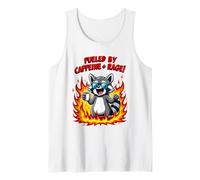 Fueled By Caffeine Rage Funny Tank Top