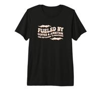 Fueled by Coffee Ambition ONE Cup-Closer A Cup of Coffee Premium T-Shirt