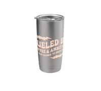 Fueled by Coffee Ambition ONE Cup-Closer A Cup of Coffee Stainless Steel Insulated Tumbler