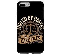 Fueled By Coffee And Case Files Lawyer Life Law Case for iPhone 7 Plus/8 Plus