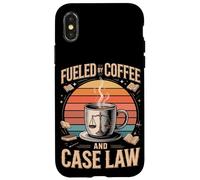 Fueled By Coffee And Case Law Lawyer Life Case for iPhone X/XS