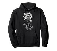 Fueled By Coffee And Charting Nurse Pullover Hoodie