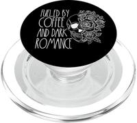 Fueled By Coffee And Dark Romance Book Lover Women Readers PopSockets PopGrip for MagSafe