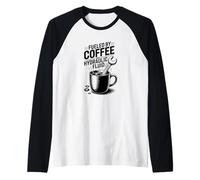 Fueled By Coffee And Hydraulic Fluid, Aircraft Technician Raglan Baseball Tee