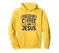 Fueled By Coffee And Jesus - Christian Faith Caffeine Prayer Pullover Hoodie
