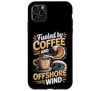 Fueled By Coffee And Offshore Wind Kitesurfing Saying Case for iPhone 11 Pro Max