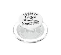 Fueled By Coffee and Smut Book Merch Smutty Books and Coffee PopSockets PopGrip for MagSafe