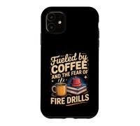 Fueled by Coffee and the Fear of Fire Drills Teacher Case for iPhone 11