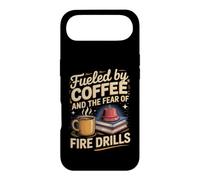 Fueled by Coffee and the Fear of Fire Drills Teacher Case for iPhone Air