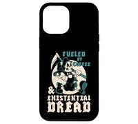 Fueled by Coffee & Existential Dread Vintage Cartoon Reaper Case for iPhone 12 Pro Max