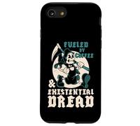 Fueled by Coffee & Existential Dread Vintage Cartoon Reaper Case for iPhone SE (2020) / 7 / 8