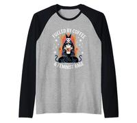Fueled By Coffee & Feminist Rage Feminism Female Women Right Raglan Baseball Tee