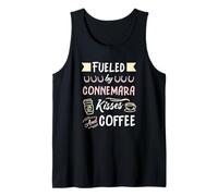 Fueled by Connemara Kisses and Coffee Horse Lover Tank Top