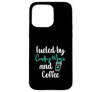 Fueled by Country Music and Coffee Nashville Singer Quote Case for iPhone 15 Pro Max