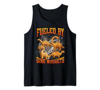 Fueled by Dino Nuggets Funny Chicken Nugget Meme Bootleg Tank Top