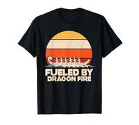 Fueled by Dragon Fire Men Women Funny Dragonboat Paddle Team T-Shirt