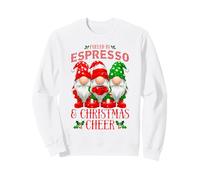 Fueled By Espresso & Christmas Cheer - Xmas Coffee Gnome Sweatshirt
