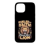 Fueled by Faith Fierce Like a Lion Case for iPhone 15