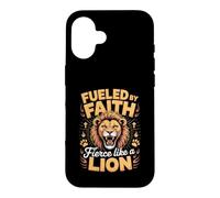 Fueled by Faith Fierce Like a Lion Case for iPhone 16