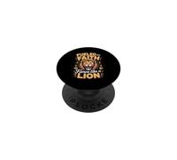 Fueled by Faith Fierce Like a Lion PopSockets Adhesive PopGrip