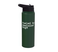 Fueled by Feminine Rage Stainless Steel Insulated Water Bottle