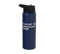 Fueled by Feminine Rage Stainless Steel Insulated Water Bottle