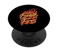 Fueled by Fire Design Intense Passion Flames PopSockets Adhesive PopGrip