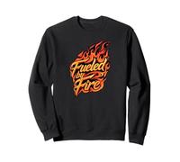 Fueled by Fire Design Intense Passion Flames Sweatshirt