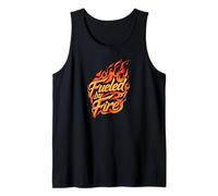 Fueled by Fire Design Intense Passion Flames Tank Top