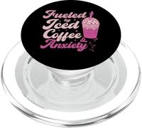 Fueled By Iced Coffee And Anxiety PopSockets PopGrip for MagSafe