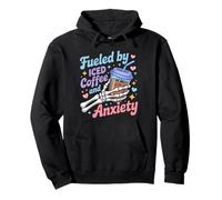 Fueled By Iced Coffee And Anxiety Pullover Hoodie
