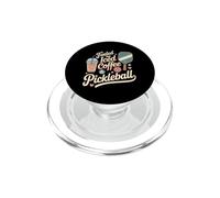 Fueled By Iced Coffee And Pickleball Lovers PopSockets PopGrip for MagSafe