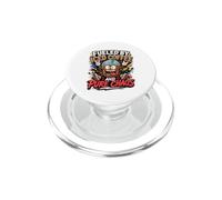 Fueled By Iced Coffee Coffee Lover Funny Caffeine Addict PopSockets PopGrip for MagSafe