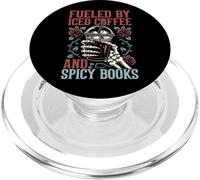 Fueled By Iced Coffee & Spicy Books Dark Romance Lover PopSockets PopGrip for MagSafe