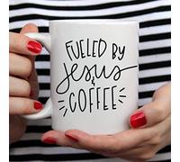 Fueled By Jesus and Coffee Mug, Jesus Coffee Mug, Custom Mugs