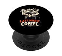 Fueled By Late Night Coffee Off Road SUV 4x4 Adventure PopSockets Adhesive PopGrip