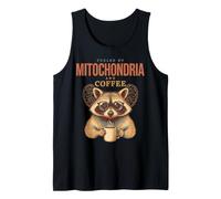 Fueled By Mitochondria and Coffee Science Humor and Running Tank Top