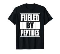 Fueled By Peptides Stack Fitness Biohacker Gym Lifter Aging T-Shirt