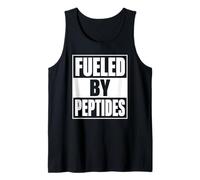 Fueled By Peptides Stack Fitness Biohacker Gym Lifter Aging Tank Top