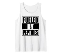 Fueled By Peptides Stack Fitness Biohacker Gym Lifter Aging Tank Top