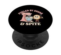 Fueled By Sugar And Spite Baking Pastry Chef Baker PopSockets Adhesive PopGrip