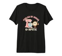 Fueled By Sugar and Spite Baking Pastry Chef Baker Premium T-Shirt