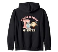Fueled By Sugar And Spite Baking Pastry Chef Baker Zip Hoodie