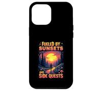 Fueled by Sunsets and Side Quests Nature Gamer Case for iPhone 12 Pro Max