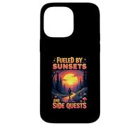 Fueled by Sunsets and Side Quests Nature Gamer Case for iPhone 14 Pro Max