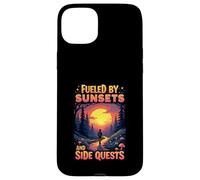 Fueled by Sunsets and Side Quests Nature Gamer Case for iPhone 15 Plus